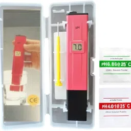 0.00~14.00 pH Meter with Calibration Powder Solution Test Pen Water Quality Tester Digital pH Meter-3