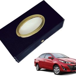 Chrom-Black Tisue Box Leatherete-571 Vehicle Tissue Dispenser-image-54