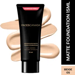 faces canada Weightless Matte Finish Foundation | Lightweight | Anti-Ageing | Flawless Finish Foundation-picture-47
