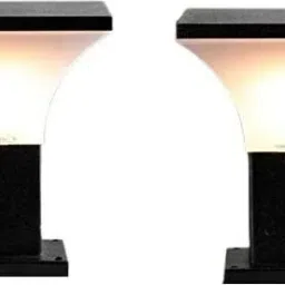 Gate Light Pillar Lamp Outdoor Waterproof Garden Lamp (Pack of 2) (Bulb Not Included) Gate Light Outdoor Lamp-image-54