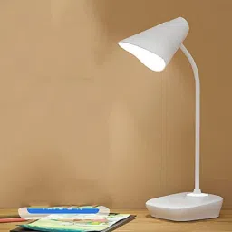 LED DESK TOUCH SWITCH , MOON NIGHT LAMP RECHARGEABLE TABLE LAMP LED STUDY LAMP ( 30CM , WHITE ) Table Lamp-8