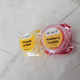 Ramani Strawberry & Green Apple Lip Balm Combo | Herbal & Handmade Pineapple, Strawberry-picture-36