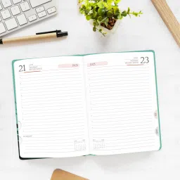 diarymart Hard Bound 2025 Diary with Dates I New Year Daily Planner Diary 2025 I A5 Diary Ruled 344 Pages image 2