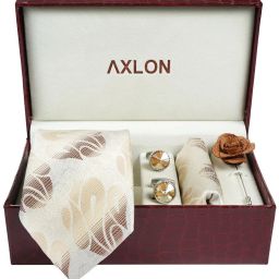 AXLON Silk Cufflink & Tie Pin Set-image-11