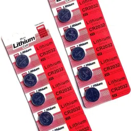 Micro Lithium Cell CR2032 Coin 3v (Pack of 10) Battery-47