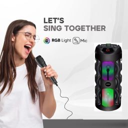 LIMBRO bluetooth speaker with mic 1000 W Bluetooth Party Speaker image 3