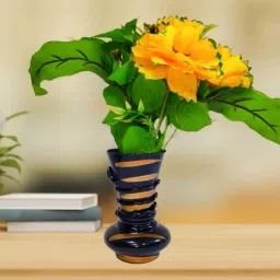 6 Inchi Flower pot pack of 1 @10 Glass Vase-image-88