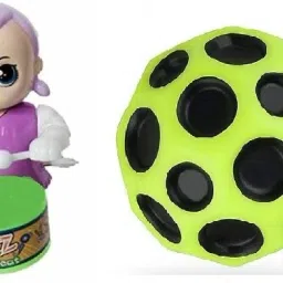 Moon Bounce Ball Set.Cute Drummer Toy with Drumming and Dancing Action for Toys Rattle-image-24