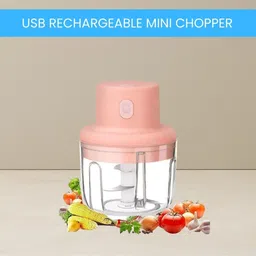 totthar Electric Rechargeable Chopper for Kitchen TTCH90 Electric Vegetable & Fruit Chopper-picture-6