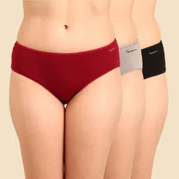 Pack of 3 Women Hipster Multicolor Panty-image-31