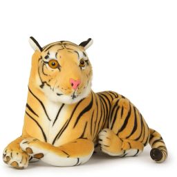 Realistic Tiger Soft Toy | Jungle Animal Stuffed Toy for Kids | Wild Plush Gift - 15 cm-image-75