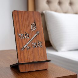 KusumCrafts Home Decor Beautiful Wooden Collectable Item Mobile Holder-37