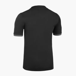 Men's Short-Sleeved Rugby Shirt R100 - Black/Grey-image-84