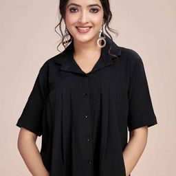 Fashion Ritmo Women Relaxed Fit Shirt Style Top-image-92