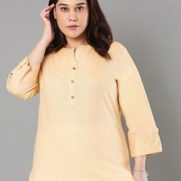 SztoriWomen Plus Size Cotton Top-image-54