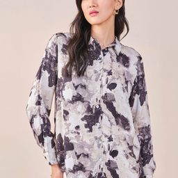 AND Women Floral Print Long Sleeve Shirt Style Top-picture-47