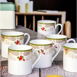 sonaki Bone China Tea/Coffee Mug Set of 6pcs-picture-30
