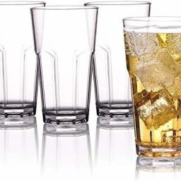 (Pack of 4) Multi-Purpose Beverage glasses set Glass Set Water/Juice Glass-image-79