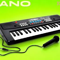 X401 Keys Piano Toy with Microphone, USB Power Cable & Sound Recording Best Birthday Gift for Boys and Girls Musical Instruments Analog Digital Piano-image-32