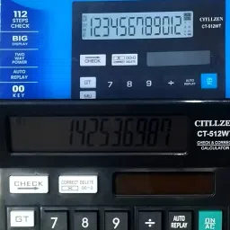 nsw peniwala Basic advanced office and home use dual Power black calculator CITLLZEN SUPERIOR ELECTRONIC CT-512WT BasicCalculator image 3