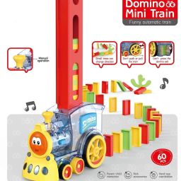dherik tradworld DOMINO TRAIN HEAVY QUALITY building blocks toys Model Building Kit image 2