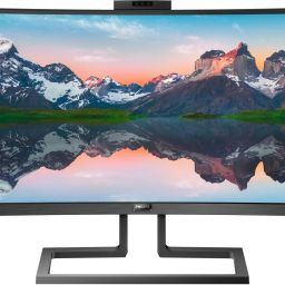 PHILIPS 124.46 cm (49 inch) Curved Quad HD LED Backlit VA Panel with Pop-Up Webcam Monitor (499P9H1/94)-1