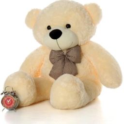3 Feet Teddy Bear Cream Color - 90 cm-image-39