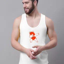 Friskers Printed Skin Friendly Pure Cotton Innerwear Vests-picture-47
