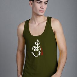FBAR Printed Sleeveless Pure Cotton Gym Vest-image-19