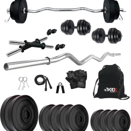 50 kg PVC 3-SL Home Gym Combo-34
