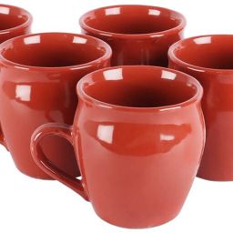 Pack of 6 Ceramic, Bone China Small Shine Premium Design abstract tea/coffee cups/Mug Set .Small Cup Set-16
