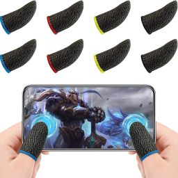 Thumb & Finger Sleeve for Pubg Mobiles Game, Anti-Sweat, 8 Sleeves Finger Sleeve-picture-34