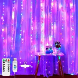 300 LEDs 3 m Multicolor Flickering String Rice Lights-20