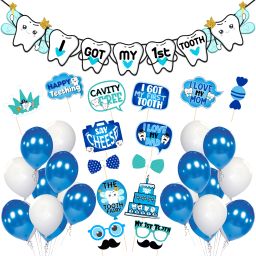 I Got My First Tooth Decoration,First Tooth Decoration Items for Baby,1st Tooth-1