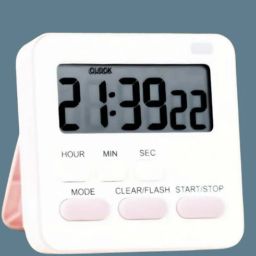 Digital White Clock-image-95