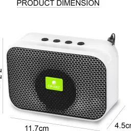 SIGNATIZE Wireless Bluetooth5.0V Speaker Bass & Mobile Stand,Portable Speaker 10 W Bluetooth Home Audio Speaker image 4