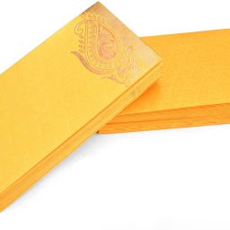Money Gift Envelopes Lifafa - Multi Color Premium Designer (Yellow, Orange) Envelopes-18
