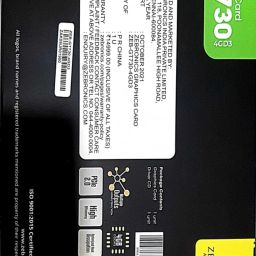 ZEBRONICS ZEBGT730 GDDR3 4 GB NVIDIA Chipset 64 bit 700 MHz Graphics Card image 5