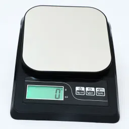 MSNL SF-413 KITCHEN SCALE UP TO 10KG.1GM AND OPERTE BY BATTERY AA (BLACK) Weighing Scale-image-1