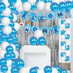 Baby Boy Welcome Home Decoration Kit for Baby Shower/Welcome Party(Pack of 28)-image-5