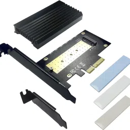 Tobo Micro Connectors M.2 NVMe 80mm SSD PCIe x4 Adapter with Covered Heat Sink DDR2 1 GB NVIDIA Chipset 80 bit 60 MHz Graphics Card image 4