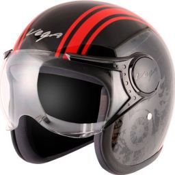 Jet Old School Motorbike Helmet-1