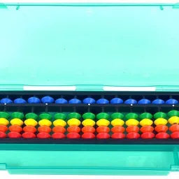 Abacus Math Learning Tool 17 Rod Multicolor Abacus with Box-12