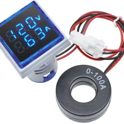 decent air system 60-500V And 0-100A Dual LED Indicator Voltage And Ampere Meter Digital Voltage Tester image 2