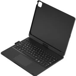 Proelite 360 Rotatable TouchPad keyboard case for iPad Pro 13 2024 with Backlit Bluetooth Standard Tablet Keyboard Compatible with Desktop, Laptop, Mac image 3