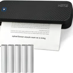 HZTZ A4 Printer Bluetooth Wireless, Inkless Thermal Smart Printer Compatible With Tatoo Printing, Android iOS Smartphone with 5pcs A4 Thermal Roll-11