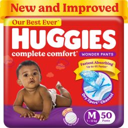 Complete Comfort Wonder Pants, India's Fastest Absorbing Diaper | - M-15