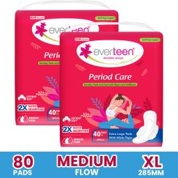 Period Care XL Soft Sanitary Pads with Neem & Safflower For Medium Flow - 2 Pack Sanitary Pad-image-6
