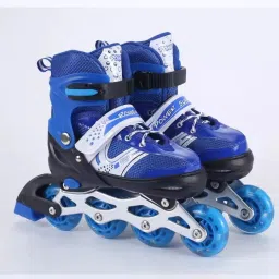 skating shoes In-line Skates - Size Free (Blue) In-line Skates - Size Free UK-image-1