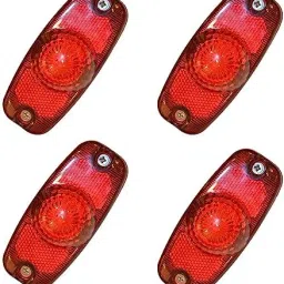 LED Side Marker Lights 24V Waterproof Trailer Trucks Red Universal Lights 4PCS Car Dash Indicator Lamp-image-24